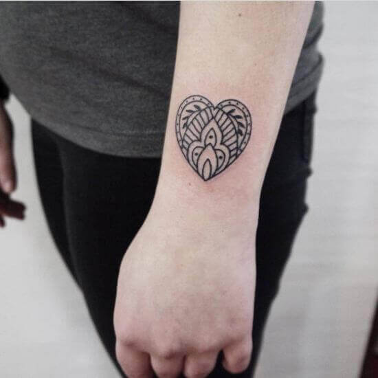 Small ornamental tatoos