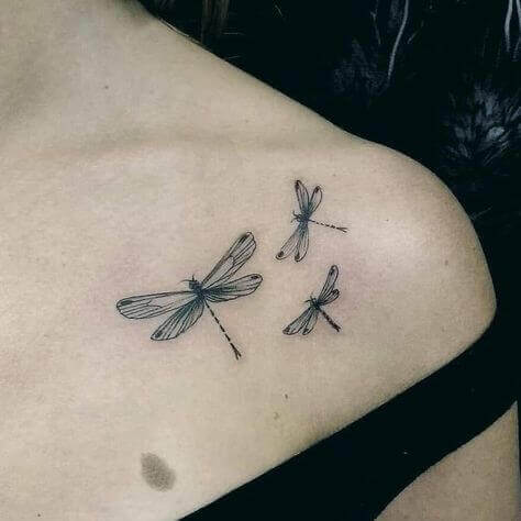 Small tattoo designs on shoulder
