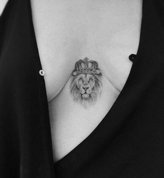 30 Best Lion with Crown Tattoo Designs & Ideas For Men and Women