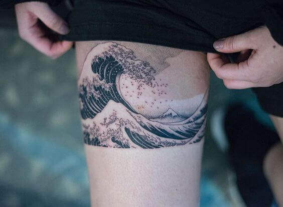 Tattoo tagged with: art, small, hokusai, japanese culture, the great wave  off kanagawa, tiny, travel, wave, ifttt, little, wrist, drag, ocean,  illustrative, japan, patriotic | inked-app.com