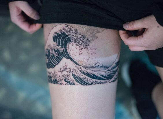 Discover 98 about american traditional wave tattoo super hot  indaotaonec