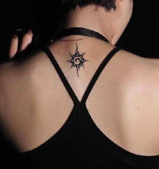 Tribal Sun Tattoo
