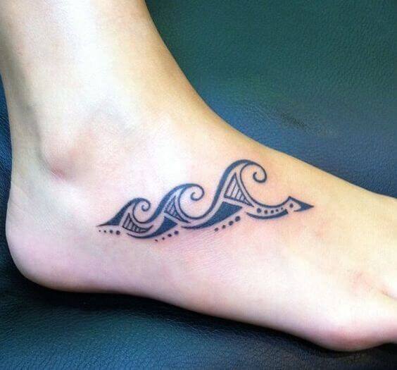 Trible wave tattoos