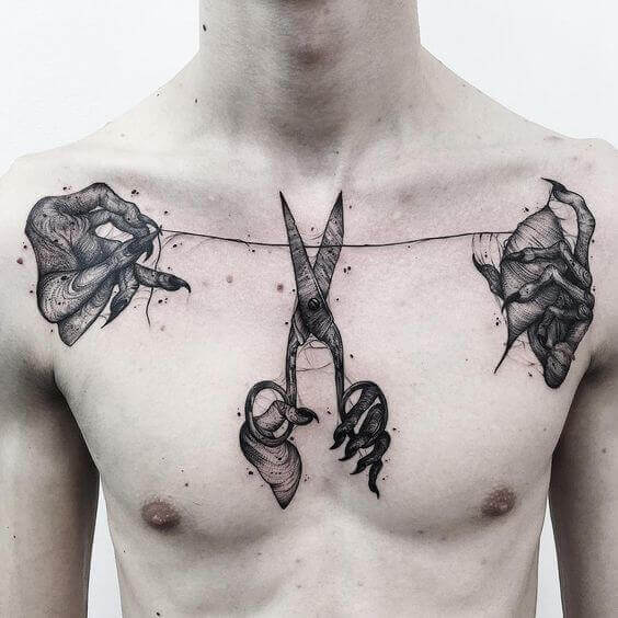 tattoo on chest