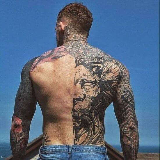 Amzing Back Tattoos for Men 2021