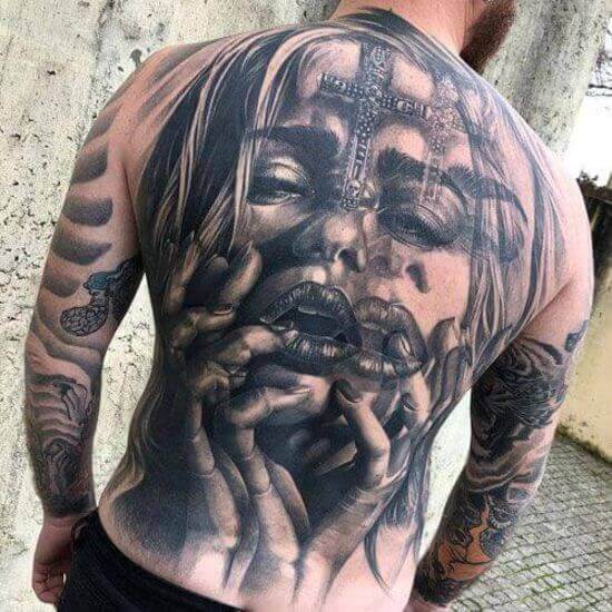 Best Back tattoos for men 1