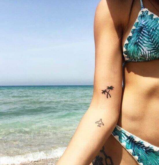 Details 97+ about small beach tattoos best - in.daotaonec