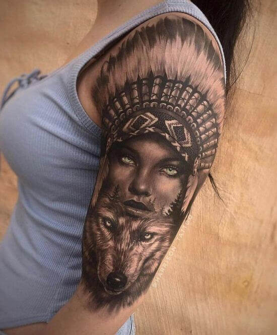 45 Wonderful Wolf Tattoo Designs For Men And Women 2021