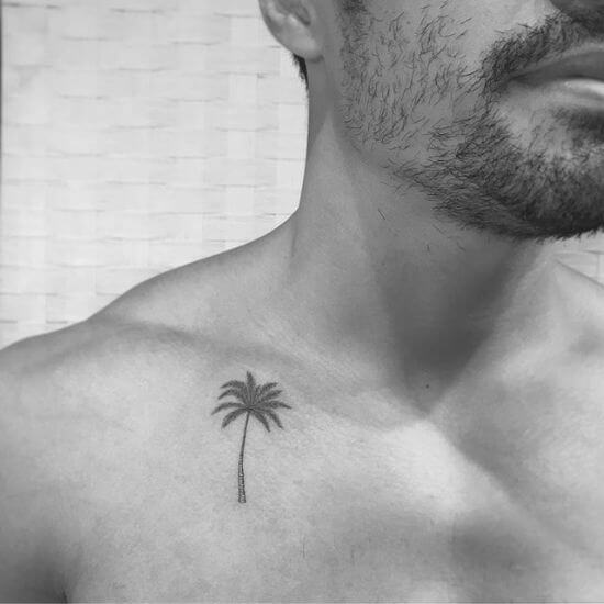 Abstract Palm Tree Temporary Tattoo | EasyTatt™