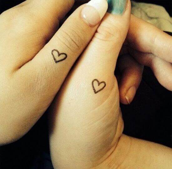 Simple Heart tattoos on Women thumb