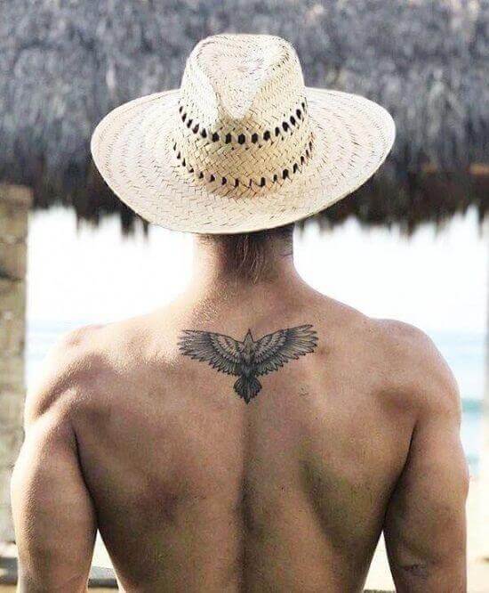 Small back tattoos for men