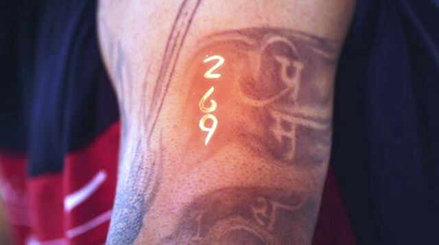 269 tattoo of Virat Kohli