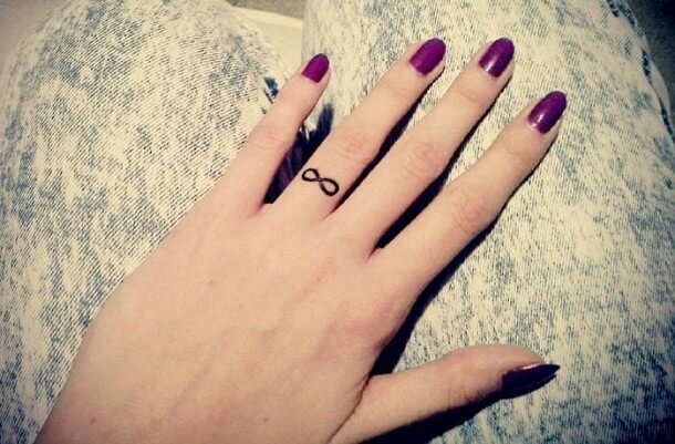 Best Infinity Tattoos Designs on Finger