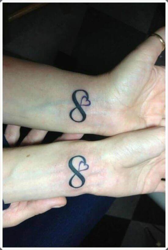 Best Mother Daughter Infinity Tattoos