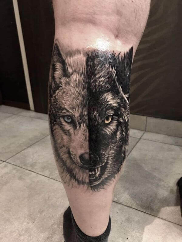 Best Wolf Calf Tattoos (1) (1)