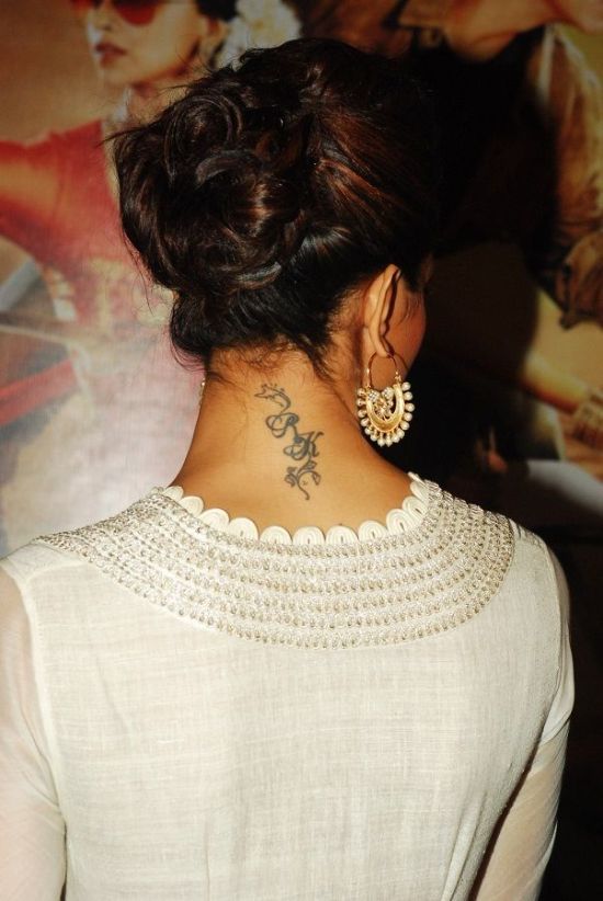 Deepika Padukone tattoos