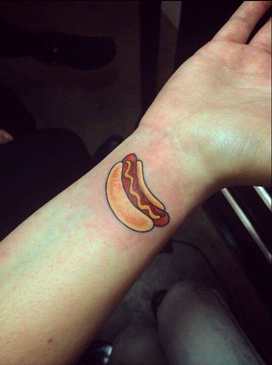 Hot Dog Tattoo