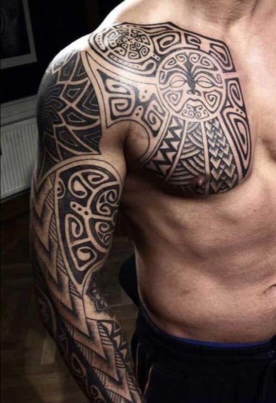 Maori Polynesian Tattoo Dersign