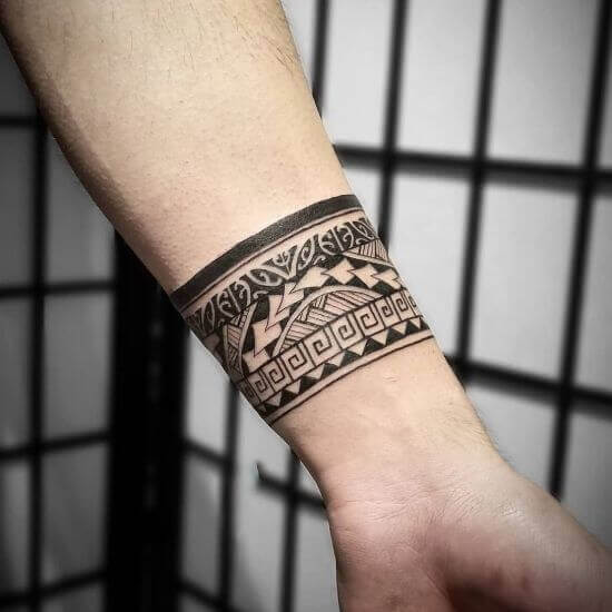 Best Polynesian Wrist Tattoo Designs