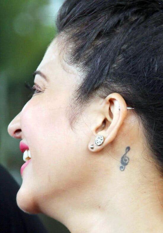 Shruti Hassan's Tattoo