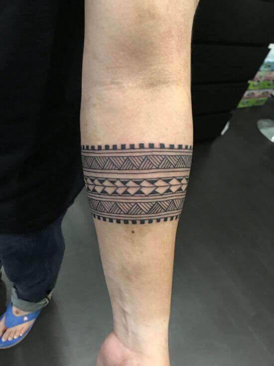 Polynesian Armband Tattoo