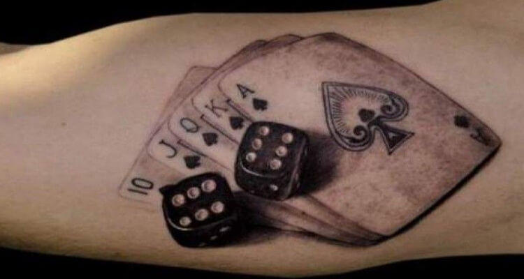 35 Awesome Dice Tattoo Designs with Cards  Trending Tattoo