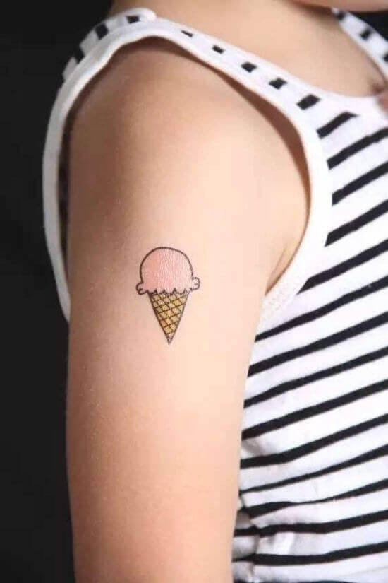 Best ice cream tattoo ideas for girls