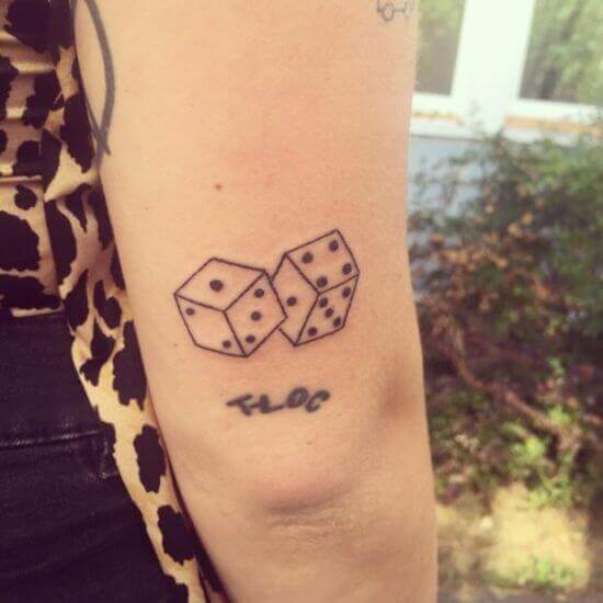 Dice Tattoo pic