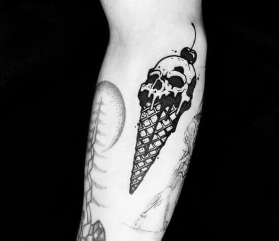 Ice cream Cone tattoo
