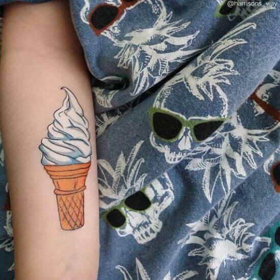 Yummy Ice cream tattoos designs