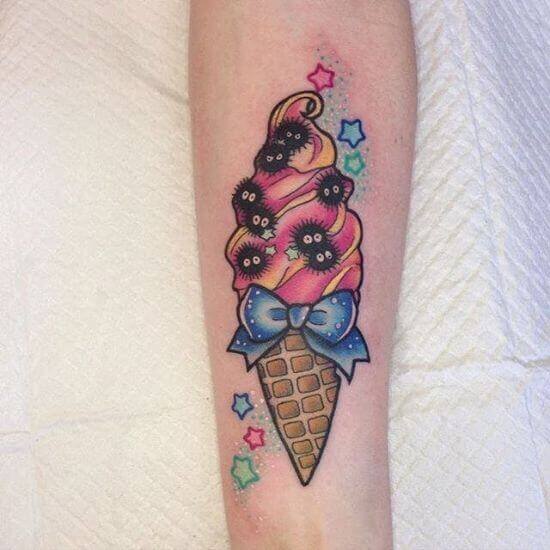 ice cream universe tattoo crestfox