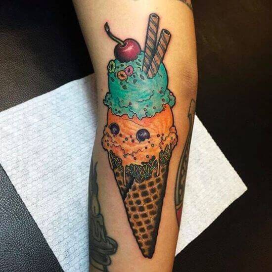 best ice cream tattoo ideas 2021