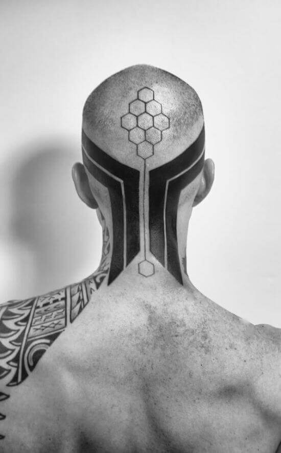  Amazing Head tattoo art on men