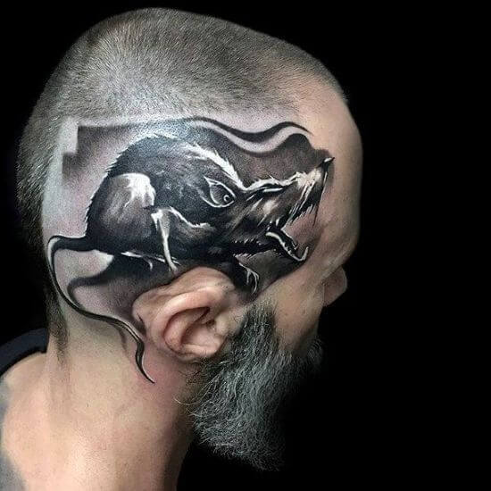 Head tattoo ideas for guys