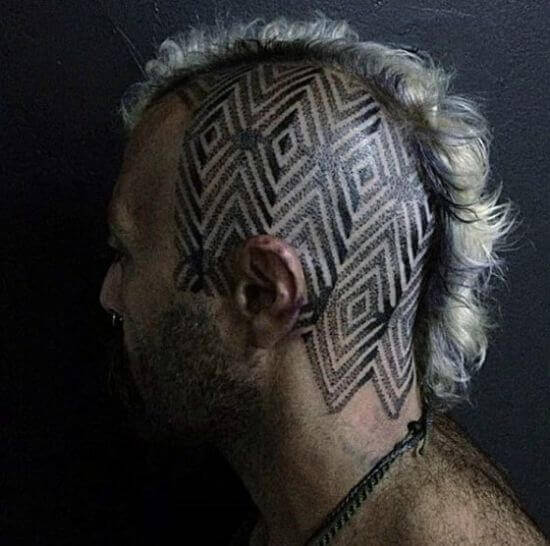 One side Head tattoo ideas