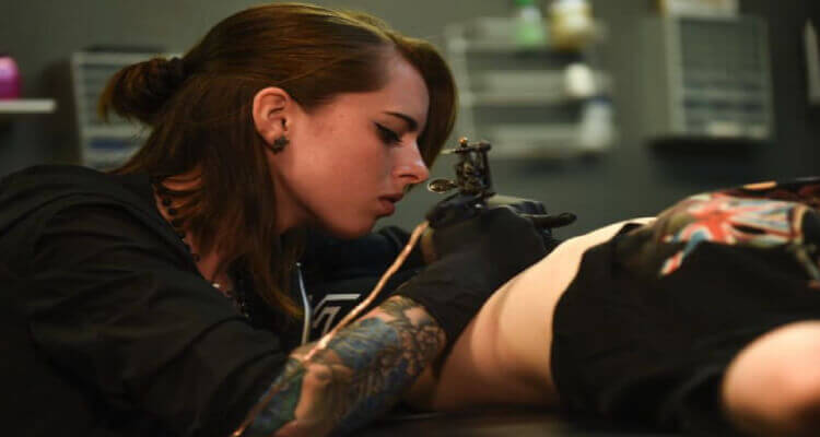 Tattoo Touch-Ups girl