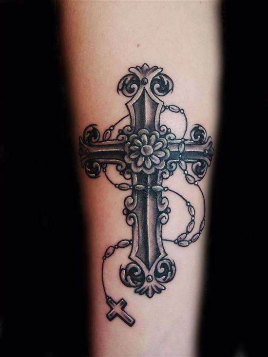 Best othic Cross Tattoo