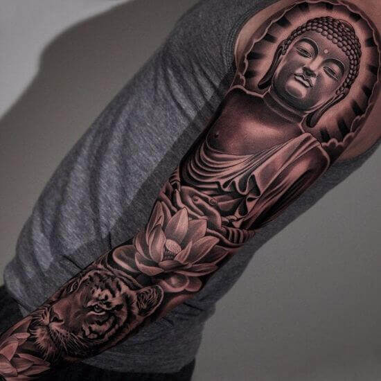 Share 68 buddha sleeve tattoo designs  thtantai2