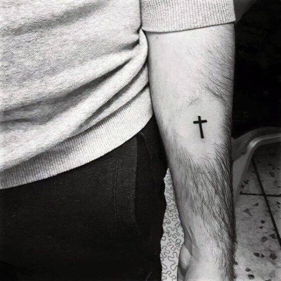 Top 35 Stylish Small Cross Tattoo Designs for Men & Women