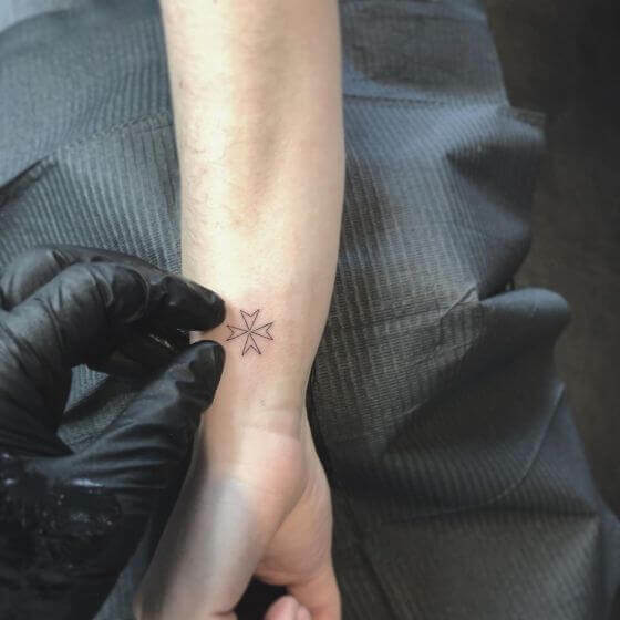 Top 35 Stylish Small Cross Tattoo Designs for Men & Women