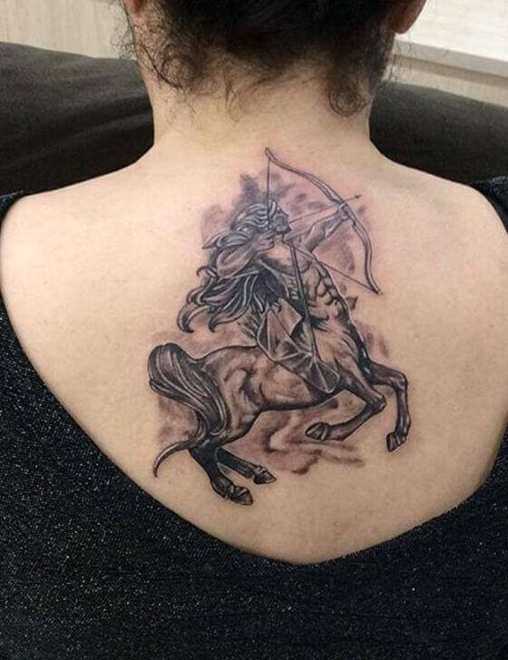 Centaur Tattoo on backside