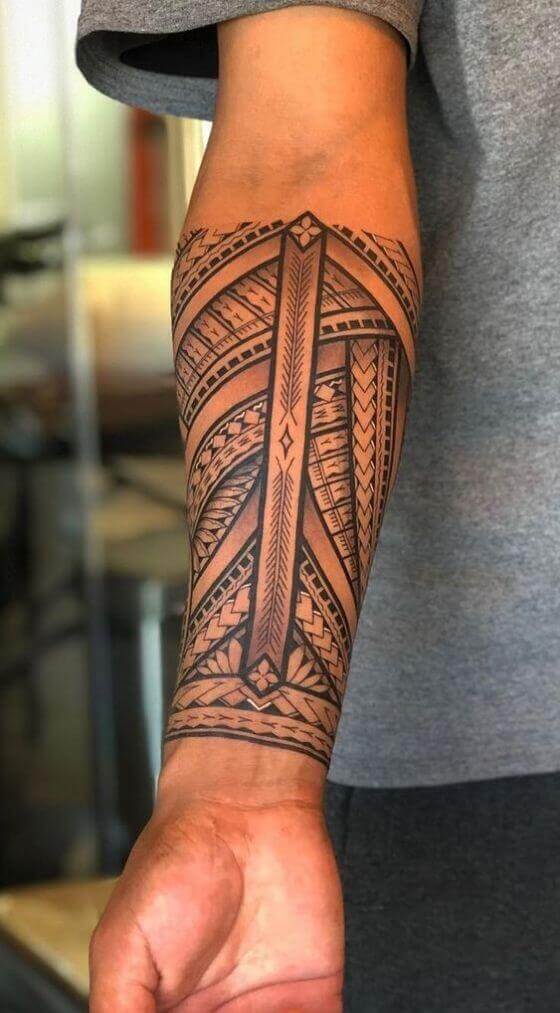 Amazing Maori tattoo ideas on Arm