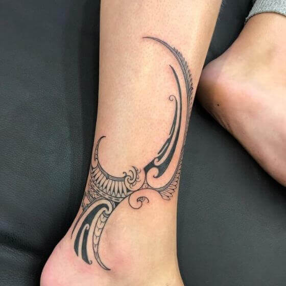 Ankle tattoo