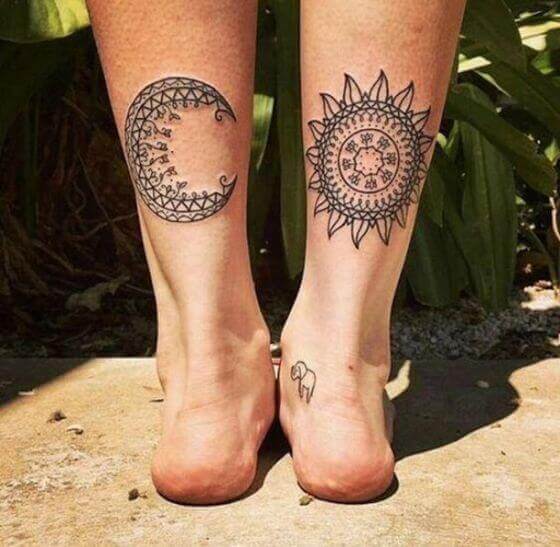 Leg tattoo image