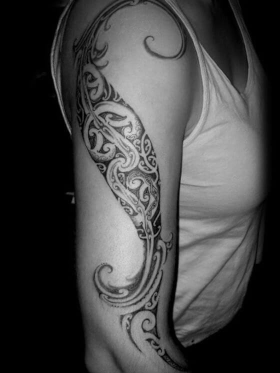 Maori pacafic indigenious tattoo