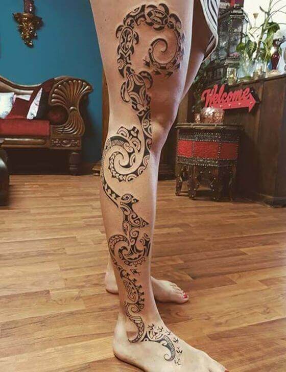 Traditional Maori Tattoo