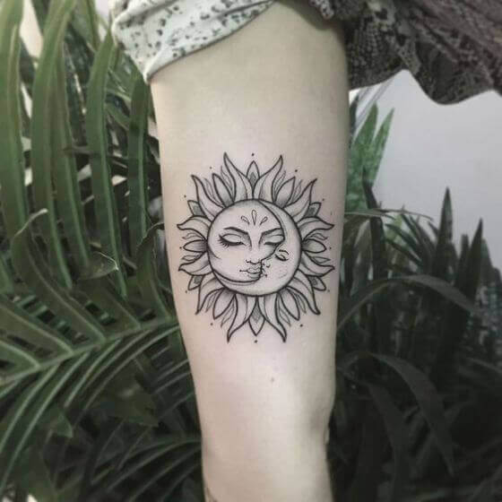 sun and moon ink