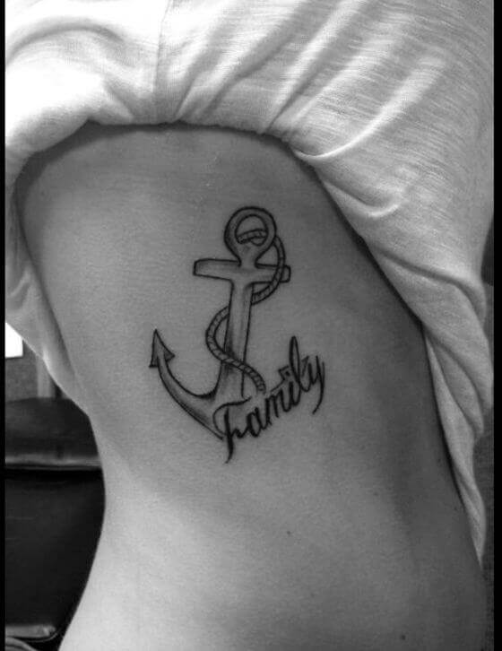 Best Anchor with Family Tattoo designs 2021