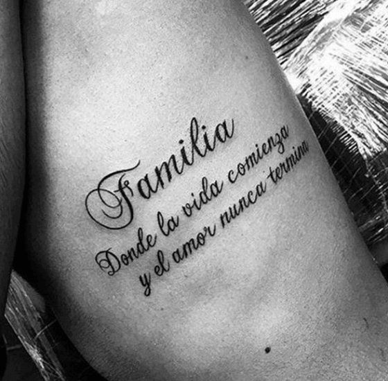 Family Quote in Other Language