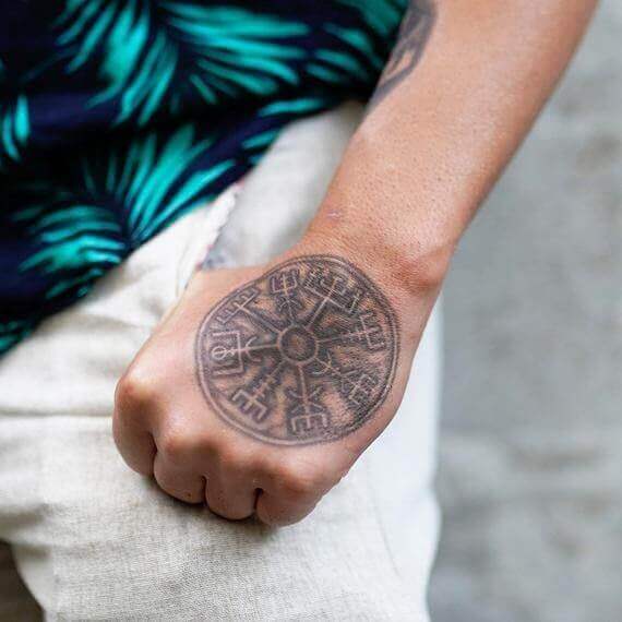 Hand tattoo man